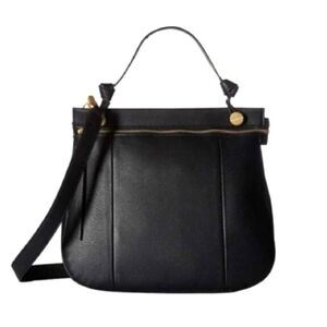 NWOT Foley + Corinna Gold Metal Embellished Leather Convertible Crossbody Bag
